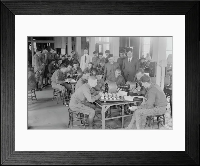 Framed Print : Laboratory, Pratt Institute, Oct 1917. Creator: Bain News Service Framed Print : Laboratory, Pratt Institute, Oct 1917. Creator: Bain News Service
