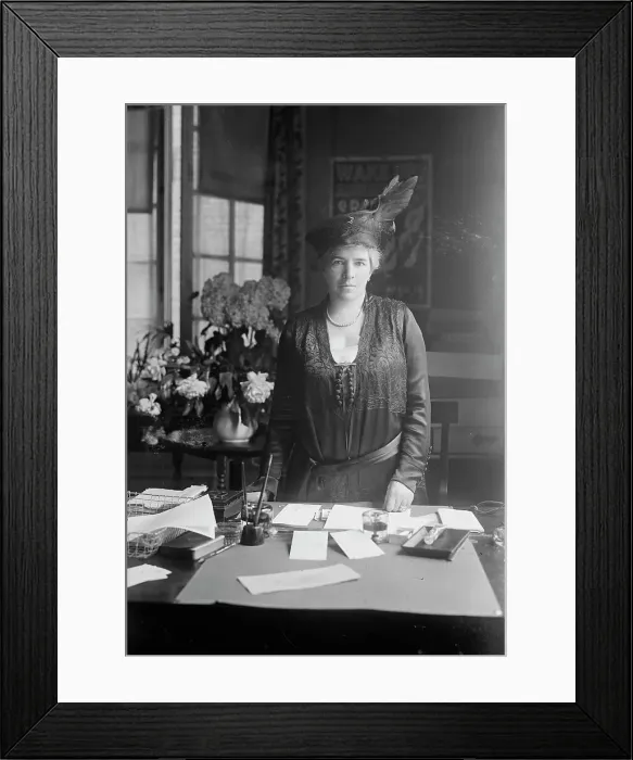 Framed Print : Mrs. E.R. Stettinius. Creator: Bain News Service Framed Print : Mrs. E.R. Stettinius. Creator: Bain News Service