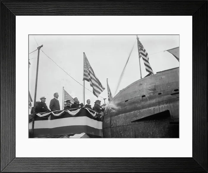 Framed Print : Christening U-BUY-A-BOND, 1917. Creator: Bain News Service. Christening U-BUY-A-BOND, 1917. Creator: Bain News Service Framed Print : Christening U-BUY-A-BOND, 1917. Creator: Bain News Service. Christening U-BUY-A-BOND, 1917. Creator: Bain News Service