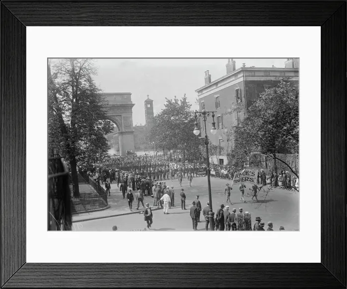 Framed Print : Drafted men, 4 Sept 1917. Creator: Bain News Service Framed Print : Drafted men, 4 Sept 1917. Creator: Bain News Service
