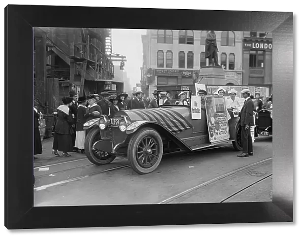 Housewives League car, 1917. Creator: Bain News Service