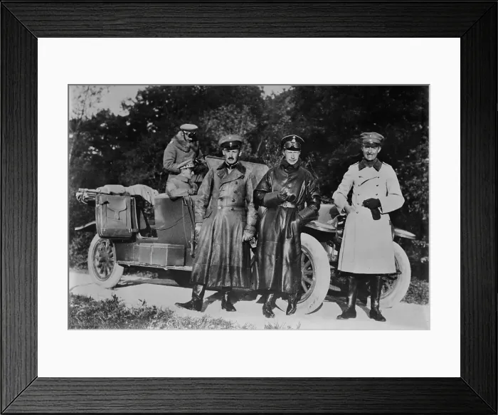 Framed Print : Crown Prince Germany at front, 1915. Creator: Bain News Service Framed Print : Crown Prince Germany at front, 1915. Creator: Bain News Service