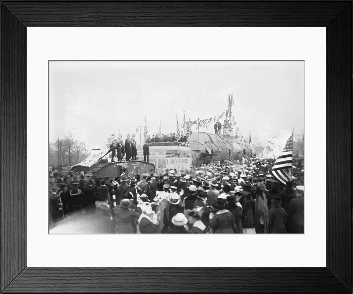 Framed Print : Liberty Loan procession in Central Park, 25 Oct 1917. Creator: Bain News Service Framed Print : Liberty Loan procession in Central Park, 25 Oct 1917. Creator: Bain News Service