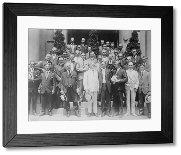 Framed Print : U.S. Boys Working Reserve, Washington, between c1915 and c1920. Creator: Bain News Service Framed Print : U.S. Boys Working Reserve, Washington, between c1915 and c1920. Creator: Bain News Service