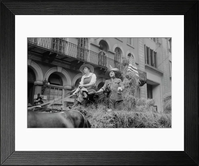 Framed Print : Milk for France, May 1918. Creator: Bain News Service Framed Print : Milk for France, May 1918. Creator: Bain News Service
