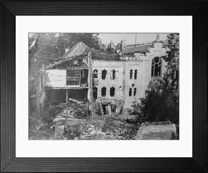 Framed Print : Verdun - Laurent printing shop, between c1915 and 1918. Creator: Bain News Service Framed Print : Verdun - Laurent printing shop, between c1915 and 1918. Creator: Bain News Service