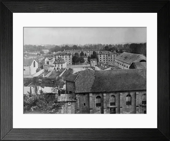 Framed Print : Verdun - Barracks, between c1915 and 1918. Creator: Bain News Service Framed Print : Verdun - Barracks, between c1915 and 1918. Creator: Bain News Service