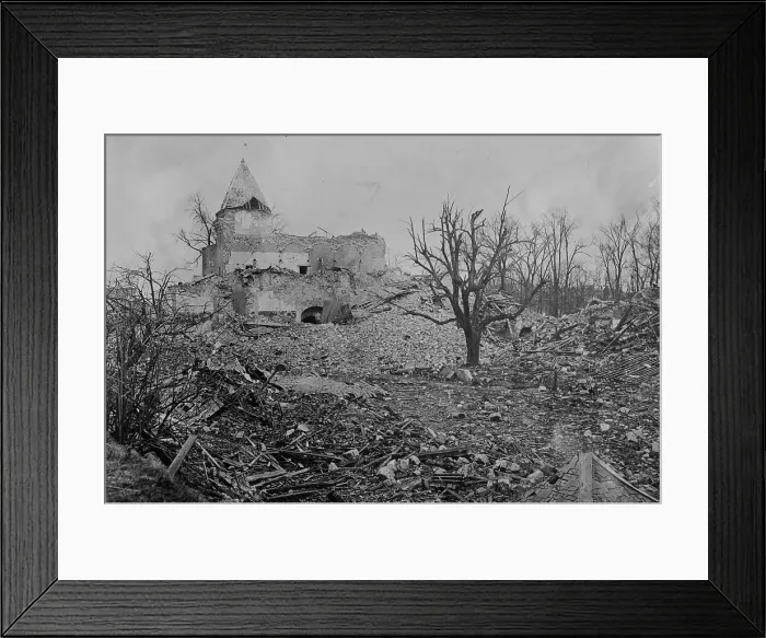 Framed Print : Castle at Ham, 2 Mar 1918. Creator: Bain News Service Framed Print : Castle at Ham, 2 Mar 1918. Creator: Bain News Service