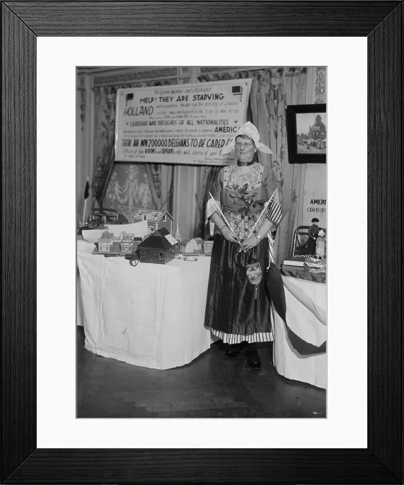 Framed Print : Mrs. H.A.C. Van Der Flier, Apr 1918. Creator: Bain News Service Framed Print : Mrs. H.A.C. Van Der Flier, Apr 1918. Creator: Bain News Service