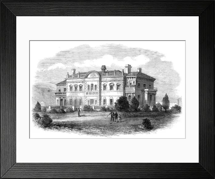 Framed Print : Government House, Auckland, New Zealand, 1864. Creator: Unknown Framed Print : Government House, Auckland, New Zealand, 1864. Creator: Unknown