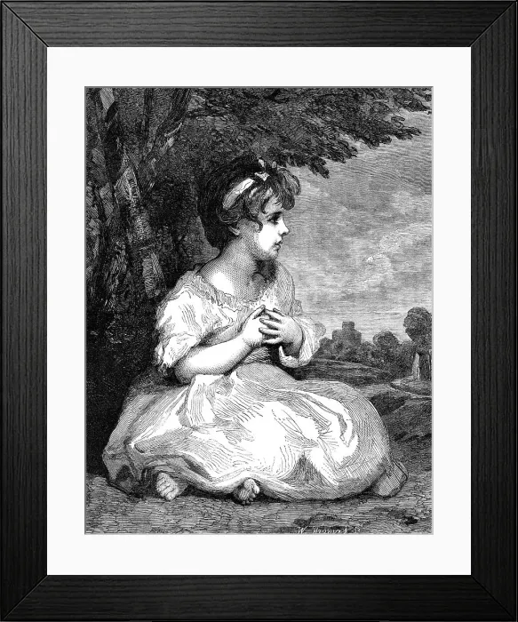 Framed Print : The Age of Innocence, by Sir Joshua Reynolds, in the South Kensington Museum, 1864. Creator: W Thomas. The Age of Innocence, by Sir Joshua Reynolds, in the South Kensington Museum, 1864. Creator: W Thomas Framed Print : The Age of Innocence, by Sir Joshua Reynolds, in the South Kensington Museum, 1864. Creator: W Thomas. The Age of Innocence, by Sir Joshua Reynolds, in the South Kensington Museum, 1864. Creator: W Thomas