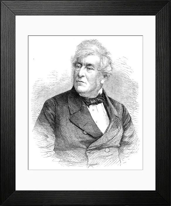 Framed Print : The Hon. William Shee, one of the Judges of the Court of Queen's Bench, 1864. Creator: Unknown Framed Print : The Hon. William Shee, one of the Judges of the Court of Queen's Bench, 1864. Creator: Unknown