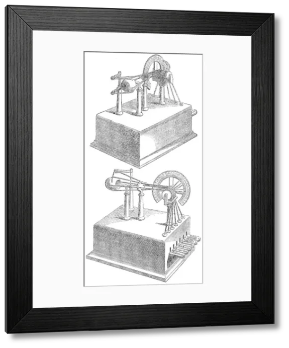 Framed Print : Professor Hasner's automatic eyeball, 1862. Creator: Unknown Framed Print : Professor Hasner's automatic eyeball, 1862. Creator: Unknown