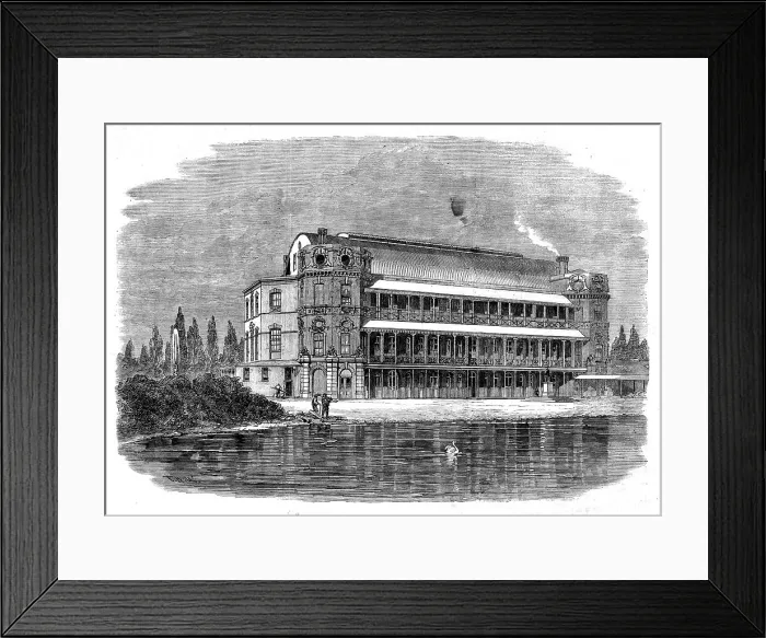 Framed Print : St. Thomas's Hospital, Surrey Gardens, 1862. Creator: T. H. W Framed Print : St. Thomas's Hospital, Surrey Gardens, 1862. Creator: T. H. W