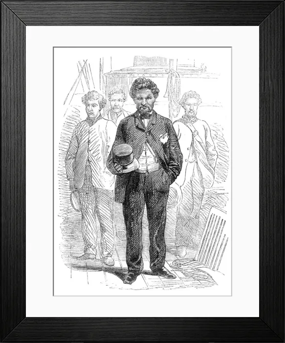 Framed Print : Te Wheora, a Maori chief and native magistrate of New Zealand, 1864. Creator: Unknown Framed Print : Te Wheora, a Maori chief and native magistrate of New Zealand, 1864. Creator: Unknown