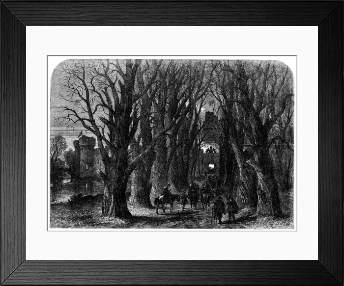 Framed Print : The Return, (see The Roundhead's Parole') - drawn by Samuel Read, 1864, Creator: Mason Jackson. The Return, (see The Roundhead's Parole') - drawn by Samuel Read, 1864, Creator: Mason Jackson Framed Print : The Return, (see The Roundhead's Parole') - drawn by Samuel Read, 1864, Creator: Mason Jackson. The Return, (see The Roundhead's Parole') - drawn by Samuel Read, 1864, Creator: Mason Jackson