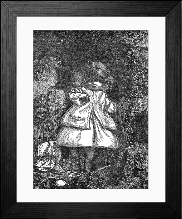 Framed Print : Home Thoughts: the Child among the Rocks, 1864. Creator: Dalziel Brothers. Home Thoughts: the Child among the Rocks, 1864. Creator: Dalziel Brothers Framed Print : Home Thoughts: the Child among the Rocks, 1864. Creator: Dalziel Brothers. Home Thoughts: the Child among the Rocks, 1864. Creator: Dalziel Brothers