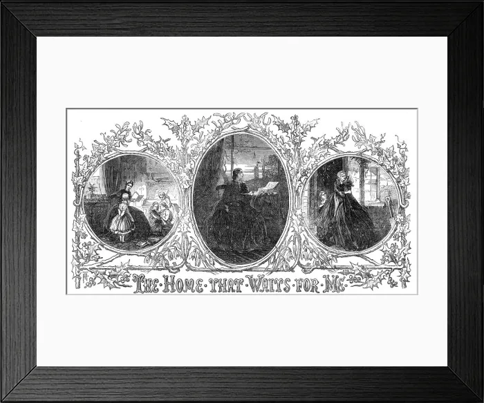 Framed Print : The Home that Waits for Me, 1864. Creator: Unknown. The Home that Waits for Me, 1864. Creator: Unknown Framed Print : The Home that Waits for Me, 1864. Creator: Unknown. The Home that Waits for Me, 1864. Creator: Unknown