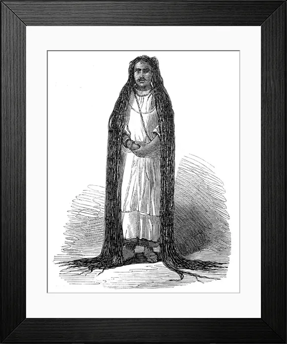 Framed Print : Fakir, or Mussulman saint, of Hoshungabad, Central India, 1864. Creator: Unknown Framed Print : Fakir, or Mussulman saint, of Hoshungabad, Central India, 1864. Creator: Unknown