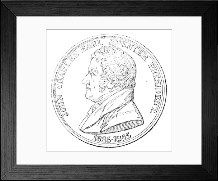 Framed Print : The Smithfield Club Medal: obverse, 1862. Creator: Unknown Framed Print : The Smithfield Club Medal: obverse, 1862. Creator: Unknown