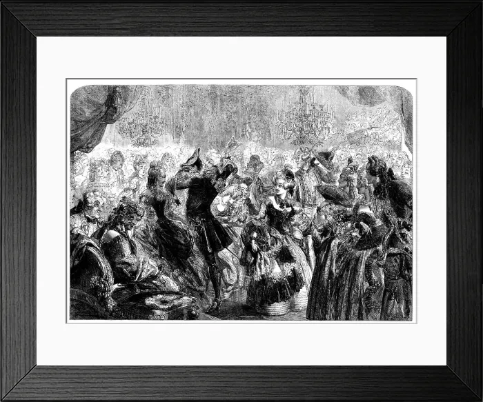Framed Print : Powder and Puff - drawn by James Godwin, 1862. Creator: Mason Jackson Framed Print : Powder and Puff - drawn by James Godwin, 1862. Creator: Mason Jackson