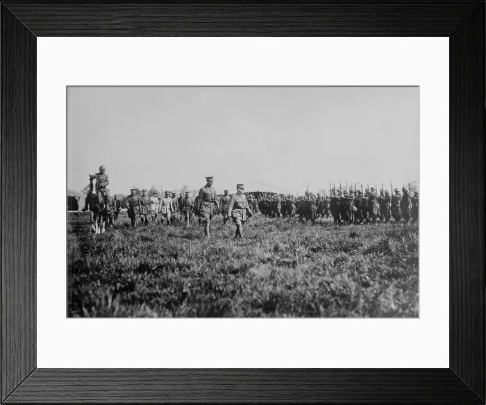 Framed Print : King Albert & Gen. Foch, 7 Oct 1918. Creator: Bain News Service. King Albert & Gen. Foch, 7 Oct 1918. Creator: Bain News Service Framed Print : King Albert & Gen. Foch, 7 Oct 1918. Creator: Bain News Service. King Albert & Gen. Foch, 7 Oct 1918. Creator: Bain News Service