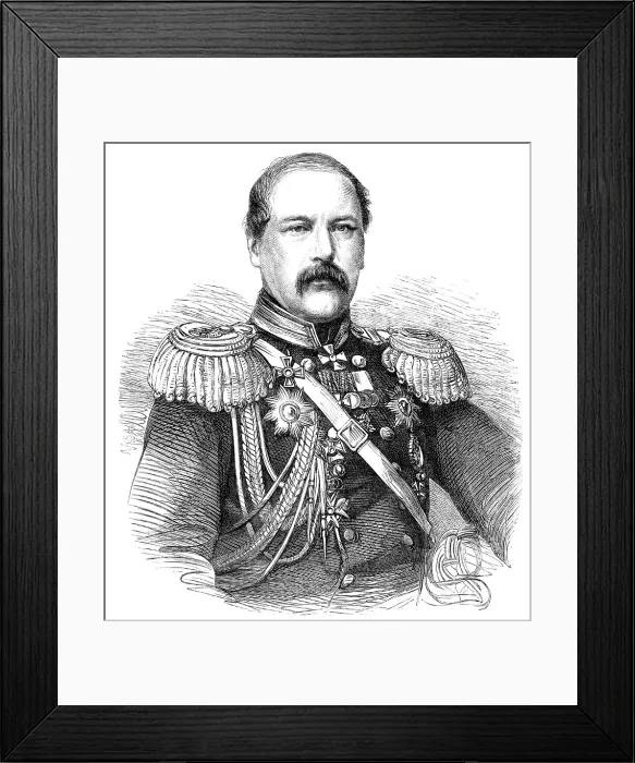 Framed Print : General Todleben, the Russian military engineer, 1864. Creator: Unknown Framed Print : General Todleben, the Russian military engineer, 1864. Creator: Unknown