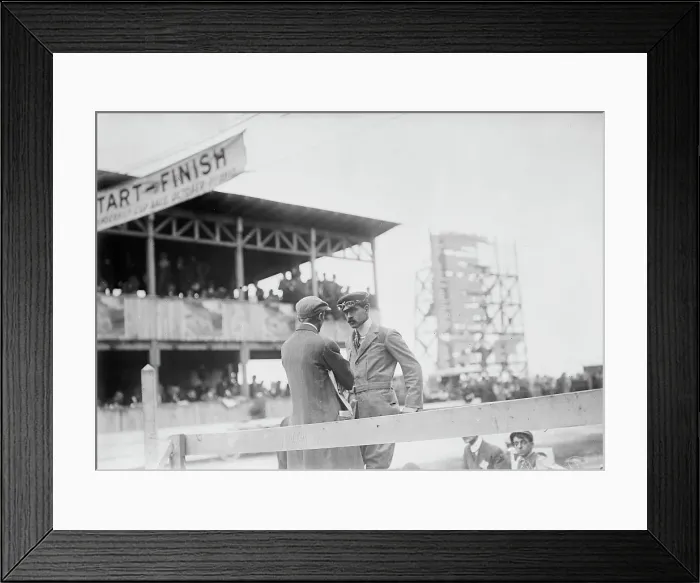 Framed Print : W.K. Vanderbilt at racetrack, 1910. Creator: Bain News Service Framed Print : W.K. Vanderbilt at racetrack, 1910. Creator: Bain News Service