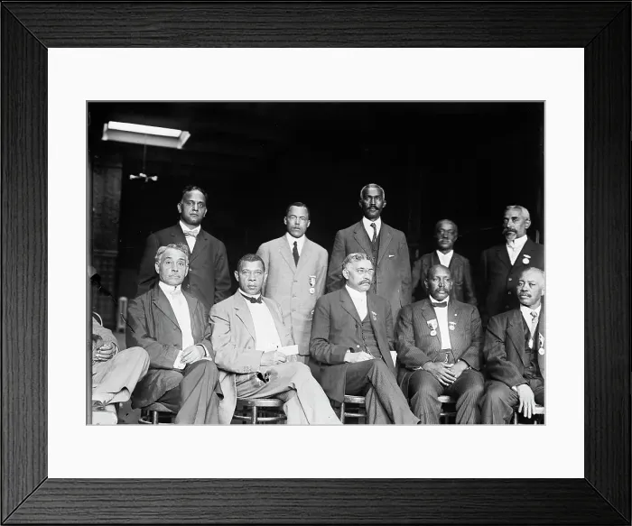Framed Print : National Negro Business League Executive Committee, approx. 1910. Creator: Bain News Service Framed Print : National Negro Business League Executive Committee, approx. 1910. Creator: Bain News Service