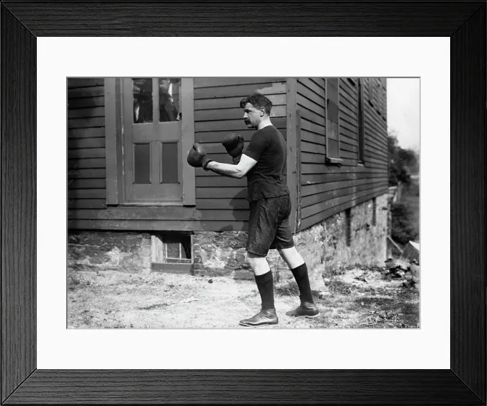 Framed Print : Frank Parks (Heavyweight), between c1910 and c1915. Creator: Bain News Service Framed Print : Frank Parks (Heavyweight), between c1910 and c1915. Creator: Bain News Service