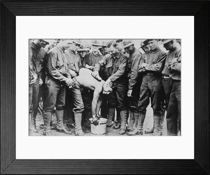 Framed Print : Routing the Cooties, 1918. Creator: Bain News Service. Routing the Cooties, 1918. Creator: Bain News Service Framed Print : Routing the Cooties, 1918. Creator: Bain News Service. Routing the Cooties, 1918. Creator: Bain News Service