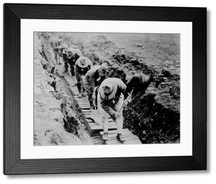 Framed Print : Fanning gas, 6 June 1918. Creator: Bain News Service Framed Print : Fanning gas, 6 June 1918. Creator: Bain News Service