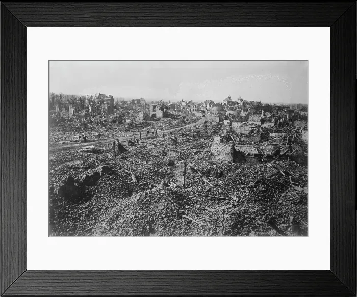 Framed Print : Bailleul, 1918, Sept 1918. Creator: Bain News Service Framed Print : Bailleul, 1918, Sept 1918. Creator: Bain News Service