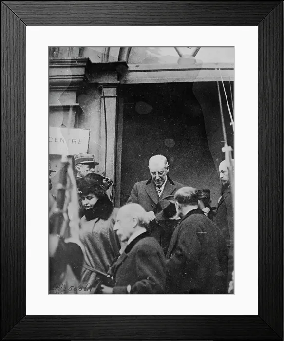 Framed Print : Wilson, Paris, 19 Dec 1918. Creator: Bain News Service Framed Print : Wilson, Paris, 19 Dec 1918. Creator: Bain News Service
