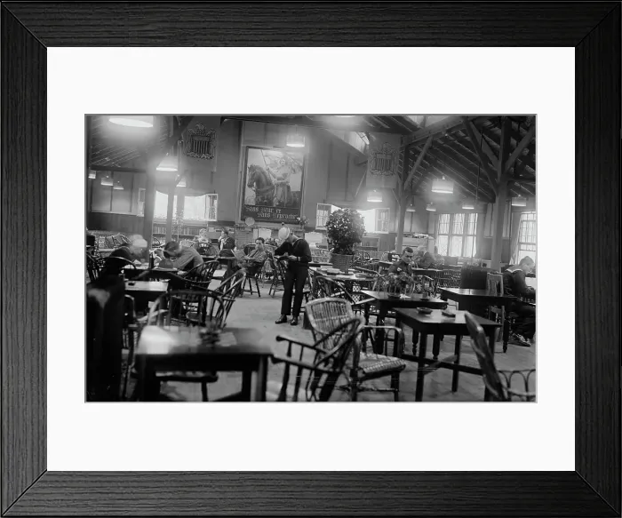 Framed Print : Y.M.C.A. hut, 1918. Creator: Bain News Service Framed Print : Y.M.C.A. hut, 1918. Creator: Bain News Service