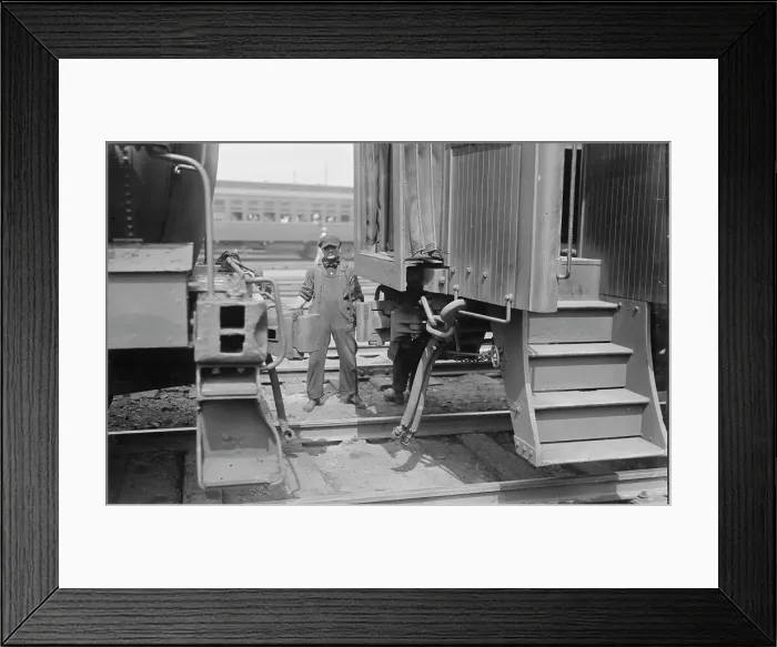 Framed Print : Yard Man, between c1915 and c1920. Creator: Bain News Service