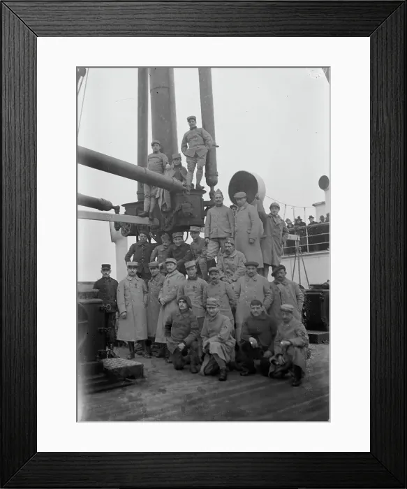 Framed Print : Canadians from France, between c1915 and c1920. Creator: Bain News Service