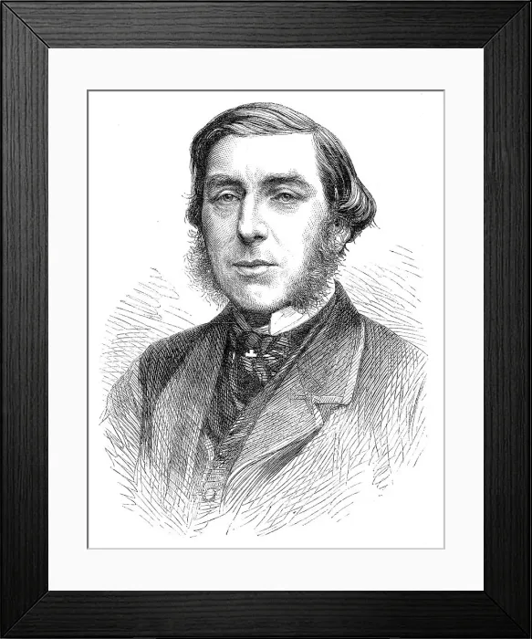 Framed Print : The movers and seconders of the addresses in both Houses of Parliament: Mr. Göschen... 1864. Creator: Unknown Framed Print : The movers and seconders of the addresses in both Houses of Parliament: Mr. Göschen... 1864. Creator: Unknown
