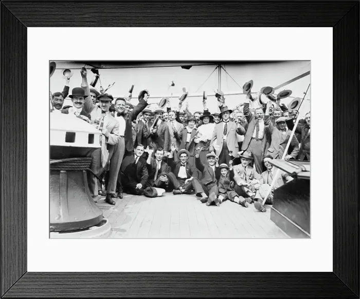 Framed Print : On LA LORRAINE, 8 / 5 / 14, 1914. Creator: Bain News Service Framed Print : On LA LORRAINE, 8 / 5 / 14, 1914. Creator: Bain News Service