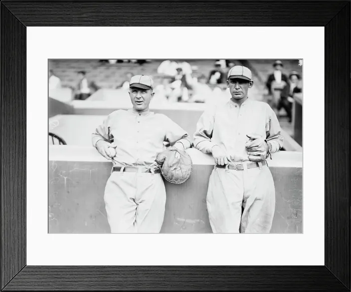 Framed Print : Paddy O'Connor & Dots Miller, St. Louis NL (baseball), 1914. Creator: Bain News Service. Paddy O'Connor & Dots Miller, St. Louis NL (baseball), 1914. Creator: Bain News Service Framed Print : Paddy O'Connor & Dots Miller, St. Louis NL (baseball), 1914. Creator: Bain News Service. Paddy O'Connor & Dots Miller, St. Louis NL (baseball), 1914. Creator: Bain News Service
