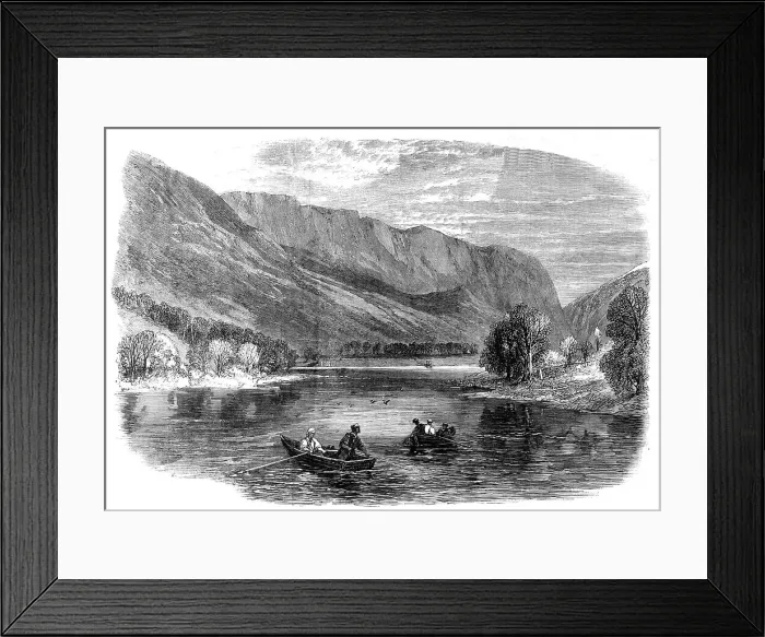 Framed Print : Pearl-fishing near Loch Lubnaig, Perthshire, 1864. Creator: Unknown Framed Print : Pearl-fishing near Loch Lubnaig, Perthshire, 1864. Creator: Unknown