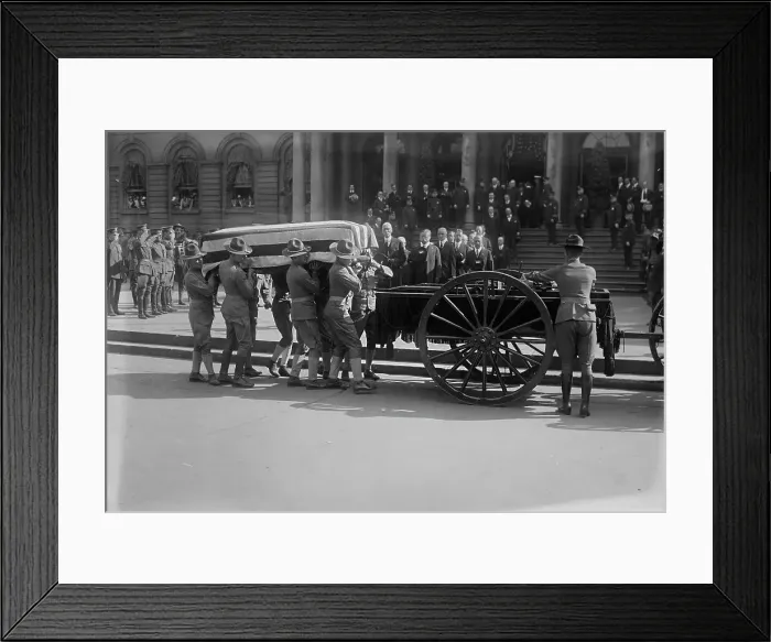 Framed Print : Mitchel Funeral, 1918. Creator: Bain News Service Framed Print : Mitchel Funeral, 1918. Creator: Bain News Service