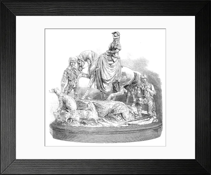 Framed Print : The Doncaster Race Cup, 1864. Creator: Unknown Framed Print : The Doncaster Race Cup, 1864. Creator: Unknown