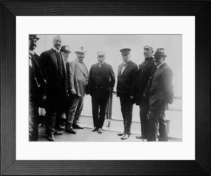 Framed Print : Delbruck, Dernburg, Zeppelin, Colemann, between c1910 and c1915. Creator: Bain News Service Framed Print : Delbruck, Dernburg, Zeppelin, Colemann, between c1910 and c1915. Creator: Bain News Service