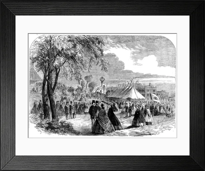 Framed Print : Floral jubilee...in honour of the Dumfries and Galloway Horticultural Society...1862. Creator: Unknown Framed Print : Floral jubilee...in honour of the Dumfries and Galloway Horticultural Society...1862. Creator: Unknown