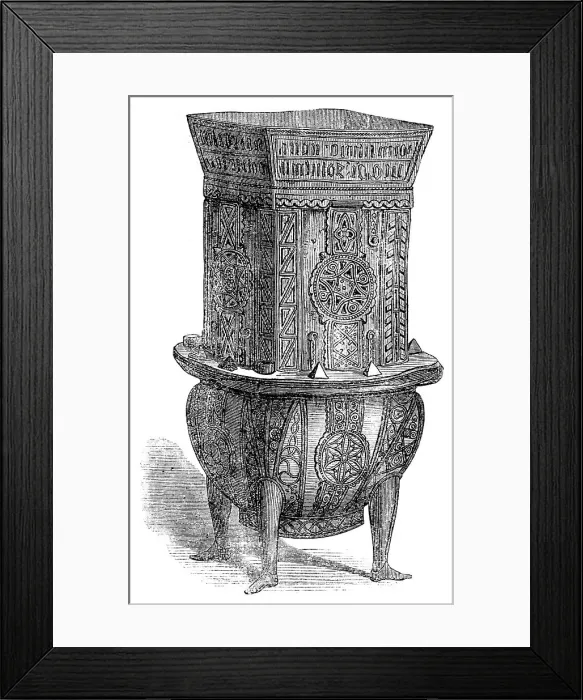 Framed Print : The Loan Collection, South-Kensington: The Dunvegan Cup, 1862. Creator: Unknown Framed Print : The Loan Collection, South-Kensington: The Dunvegan Cup, 1862. Creator: Unknown
