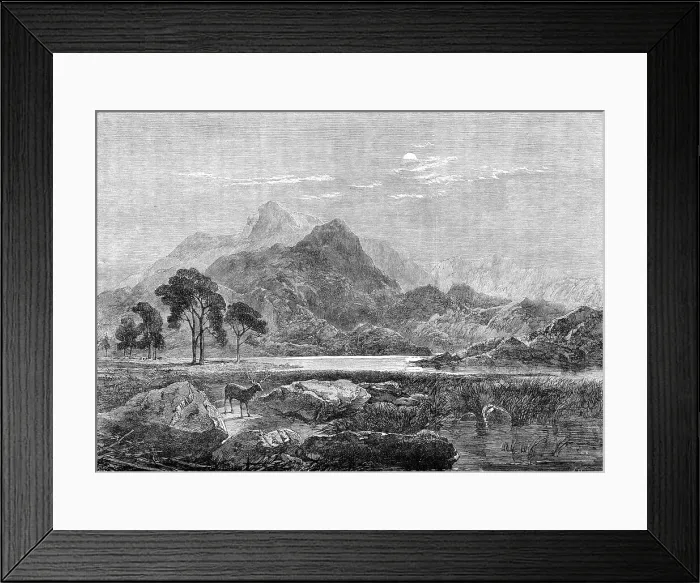 Framed Print : Loch Ericht - a Bright Night, by A. Gilbert - from the last Winter Exhibition, 1864. Creator: W Thomas. Loch Ericht - a Bright Night, by A. Gilbert - from the last Winter Exhibition, 1864. Creator: W Thomas Framed Print : Loch Ericht - a Bright Night, by A. Gilbert - from the last Winter Exhibition, 1864. Creator: W Thomas. Loch Ericht - a Bright Night, by A. Gilbert - from the last Winter Exhibition, 1864. Creator: W Thomas