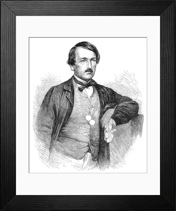 Framed Print : Lieutenant-Colonel Edward St. John Neale, C.B. the British Chargé d'Affaires in Japan, 1864. Creator: Unknown Framed Print : Lieutenant-Colonel Edward St. John Neale, C.B. the British Chargé d'Affaires in Japan, 1864. Creator: Unknown