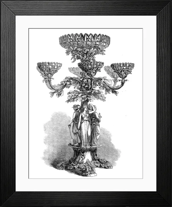 Framed Print : Testimonial to Mr. R. Birkin, ex-Mayor of Nottingham, 1864. Creator: Unknown Framed Print : Testimonial to Mr. R. Birkin, ex-Mayor of Nottingham, 1864. Creator: Unknown