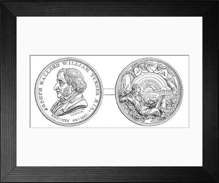 Framed Print : The Turner Gold Medal, 1864. Creator: Unknown Framed Print : The Turner Gold Medal, 1864. Creator: Unknown